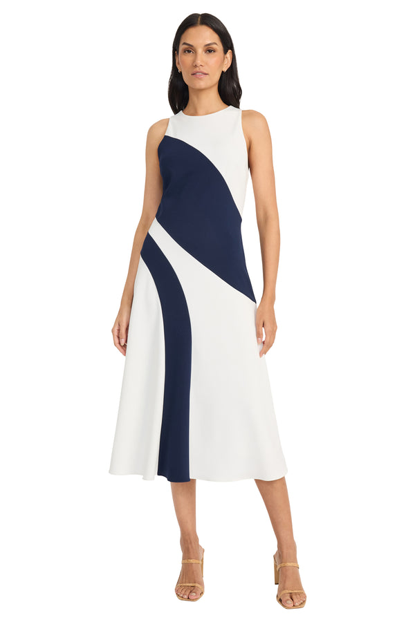 donna morgan Gabriela Midi Sleeveless Dress