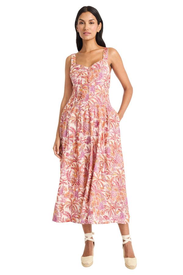 donna morgan Kelly Midi Fit & Flare Dress