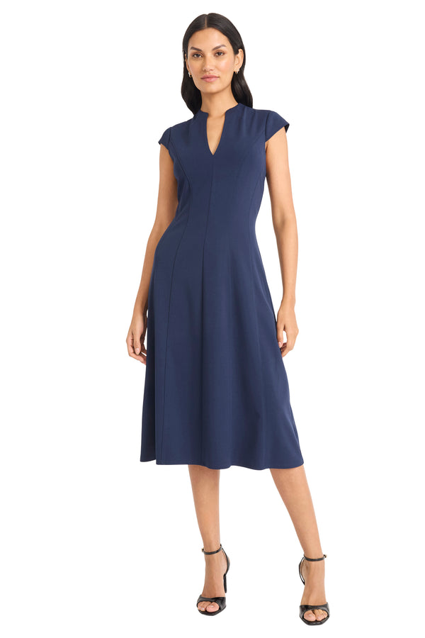 donna morgan Leigh Midi Fit & Flare Dress