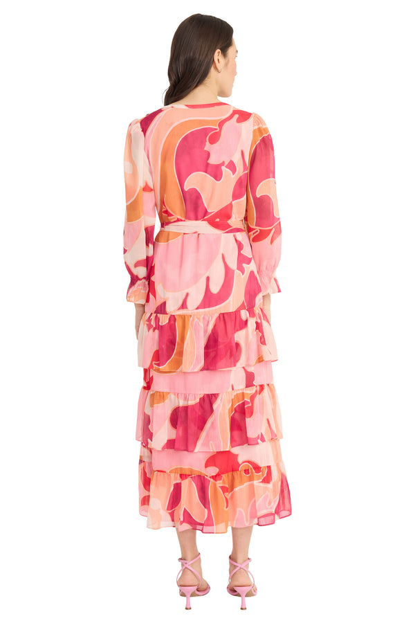 Donna Morgan Letitia In Feather Paisley