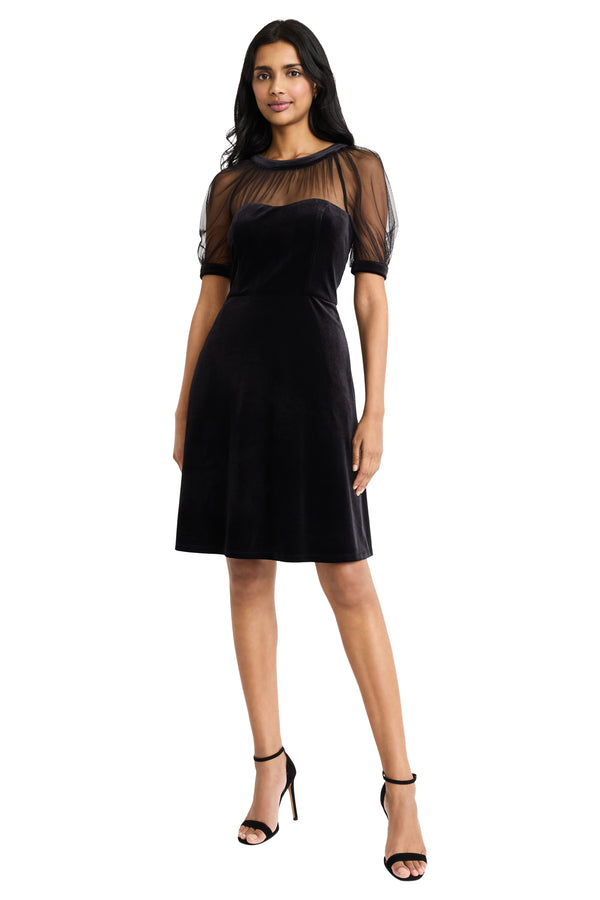 donna morgan Lyra Illusion in Velvet