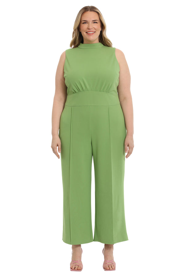 Donna Morgan MOCK NECK SLEEVELESS JUMPSUIT