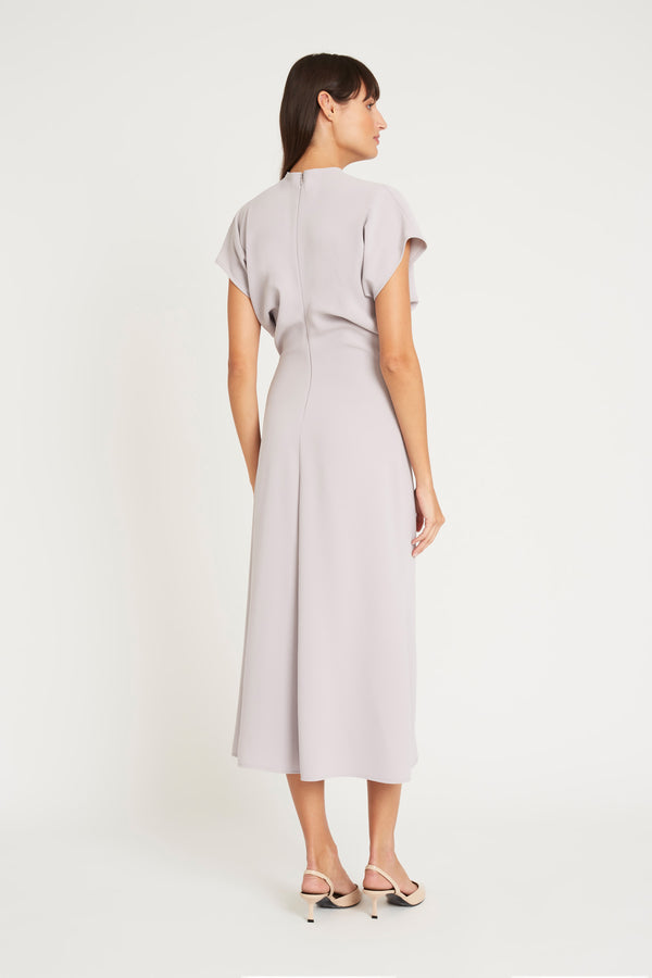 Donna Morgan SHORT SLEEVED FIT & FLARE MAXI