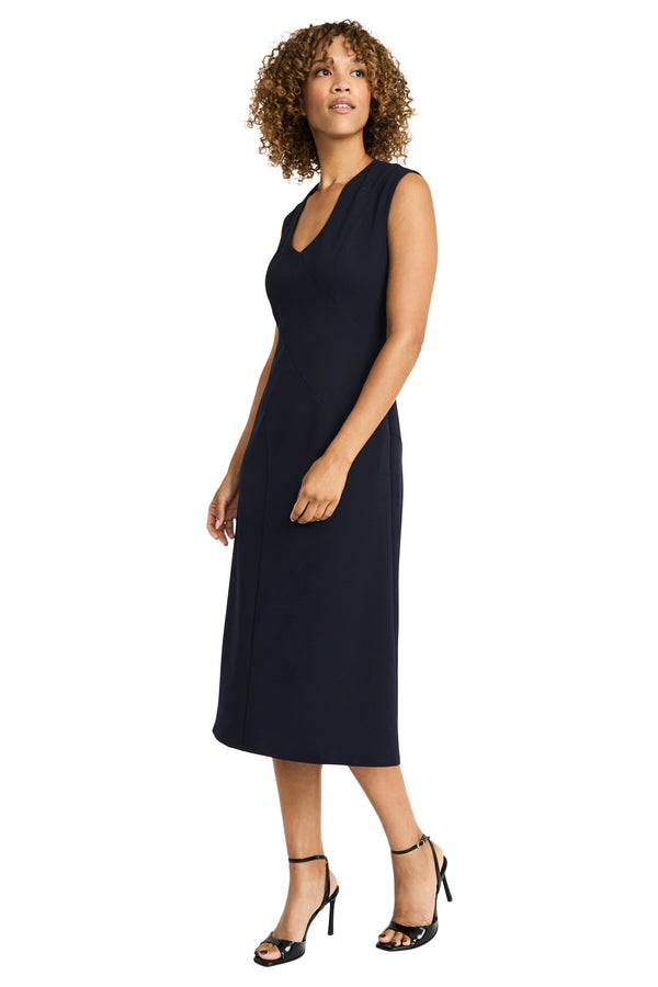 Donna Morgan SLEEVELESS SEAMED MIDI
