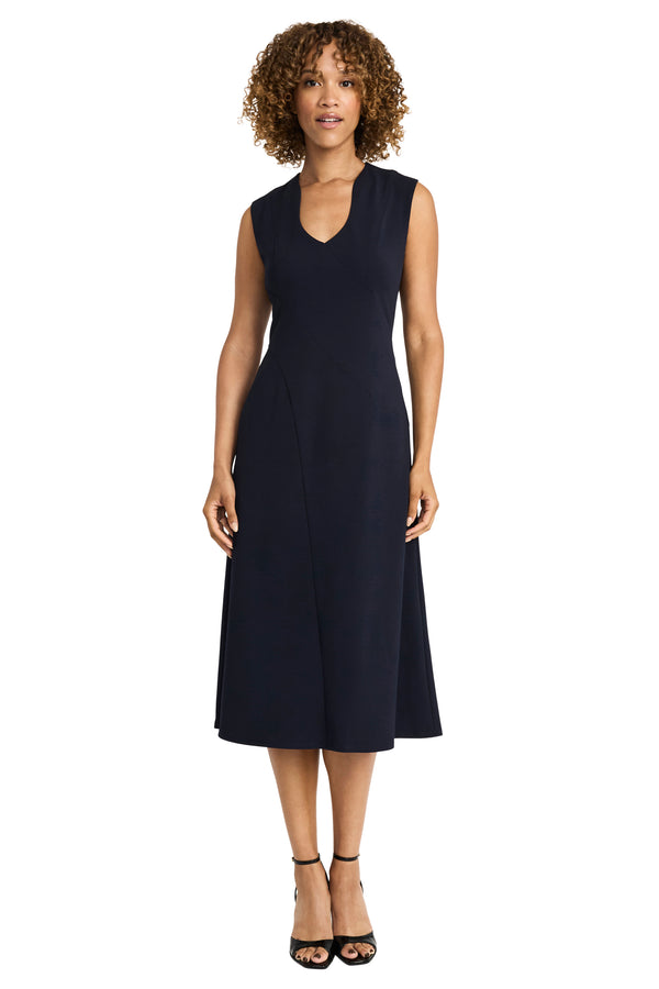 donna morgan SLEEVELESS SEAMED MIDI