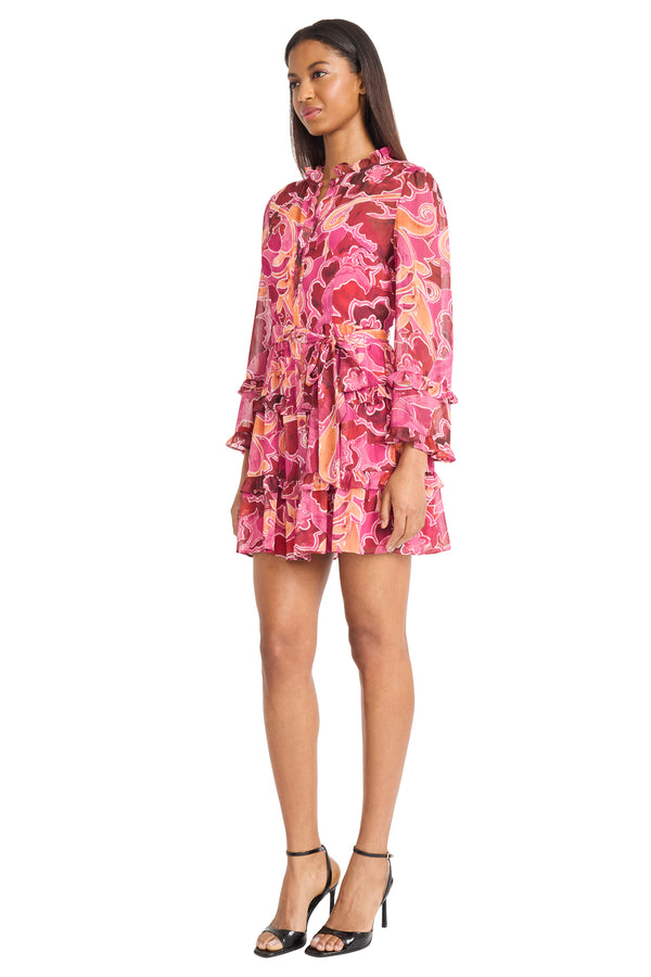 Donna Morgan Tania Shirtdress In Tilila Floral