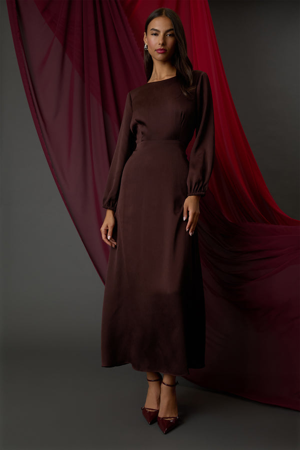 Donna Morgan TIE BACK MAXI WITH CUT OUT SIDES