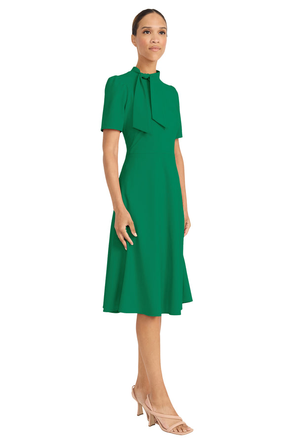 Donna Morgan TIE NECK FIT AND FLARE
