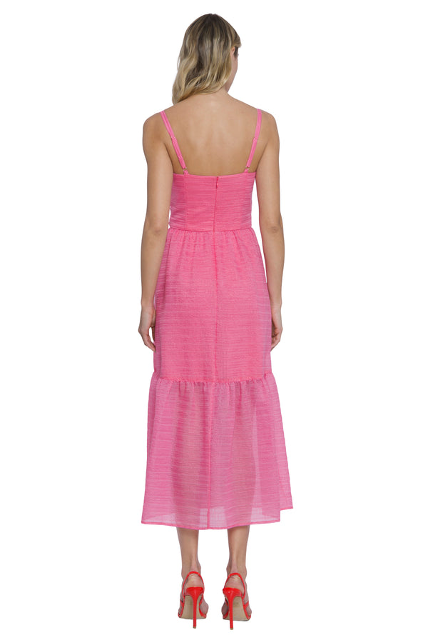 Donna Morgan TIERED MAXI W/ GATHERED WAIST DETAIL