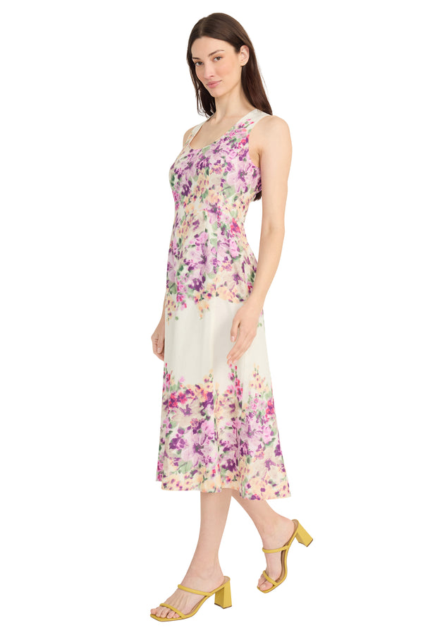 Donna Morgan Tiffany Midi A-Line Dress