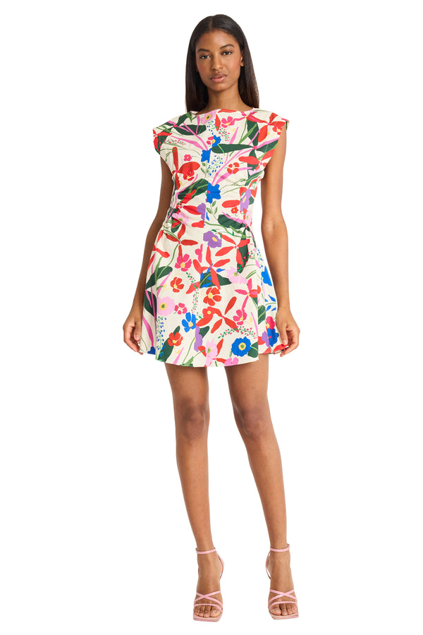 donna morgan Kimora in Graceful Flowers Mini Fit & Flare Dress