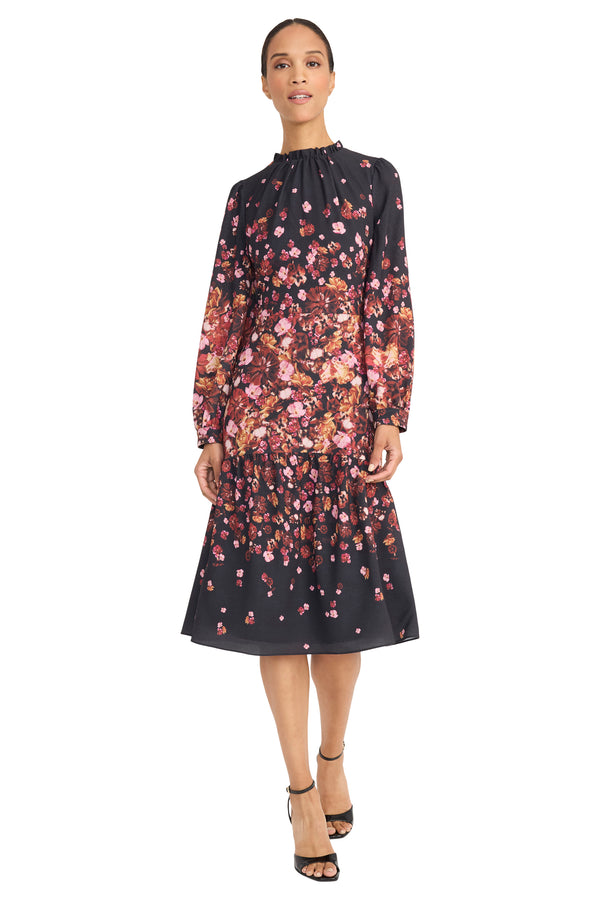 donna morgan Kiri in Preserved Floral Knee-Length A-Line Dress