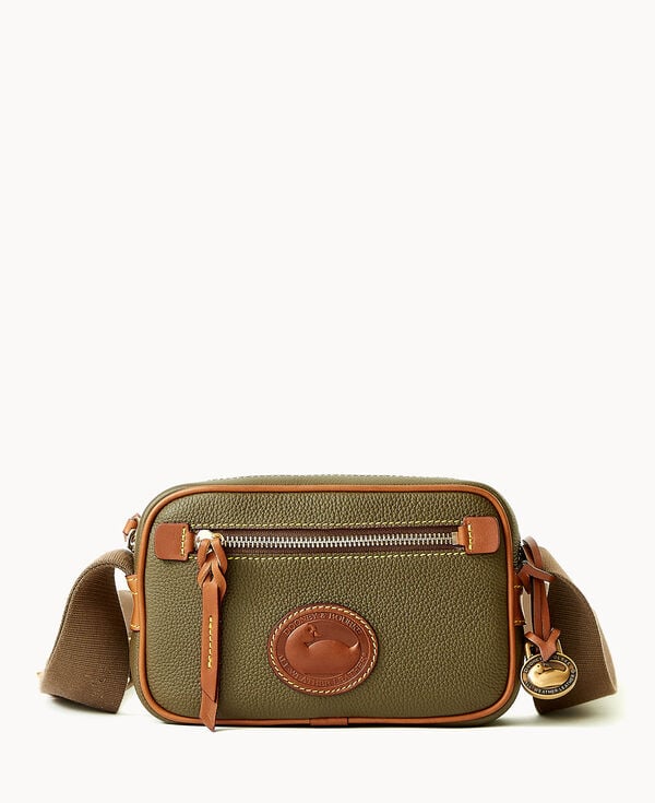dooney & bourke All Weather Leather 3.0 Camera Crossbody 20 Green