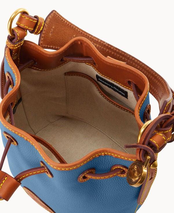 Dooney & Bourke All Weather Leather 3.0 Mini Drawstring 17 Denim