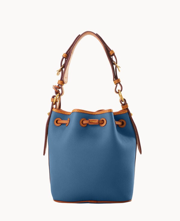 Dooney & Bourke All Weather Leather 3.0 Mini Drawstring 17 Denim