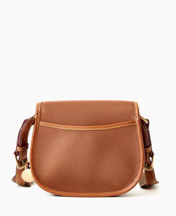Dooney & Bourke All Weather Leather 3.0 Saddle Crossbody 20 Caramel