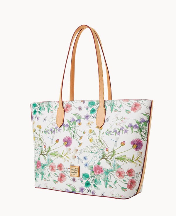 Dooney & Bourke Botanical Collection Large Tote White