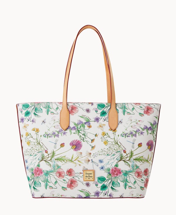 dooney & bourke Botanical Collection Large Tote White