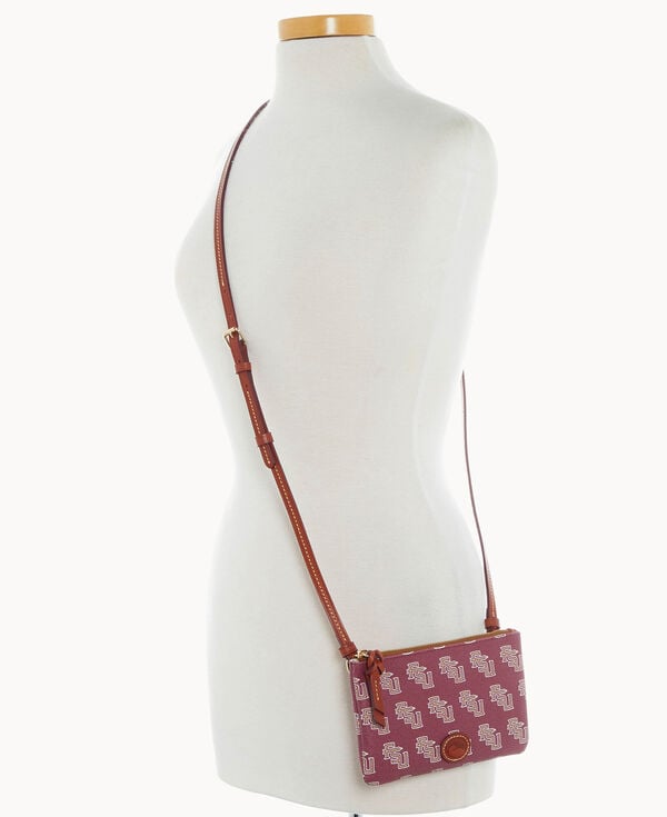 Dooney & Bourke Collegiate Florida State University Top Zip Crossbody Rouge