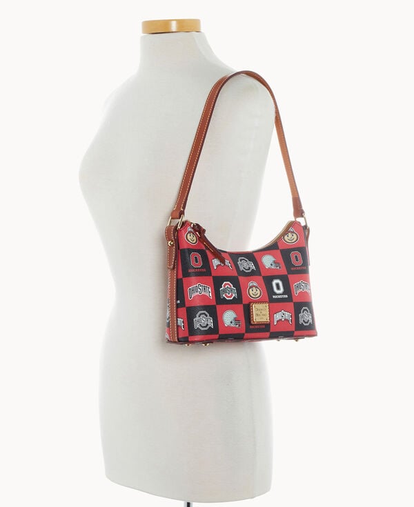 Dooney & Bourke Collegiate Ohio State University Baguette Red