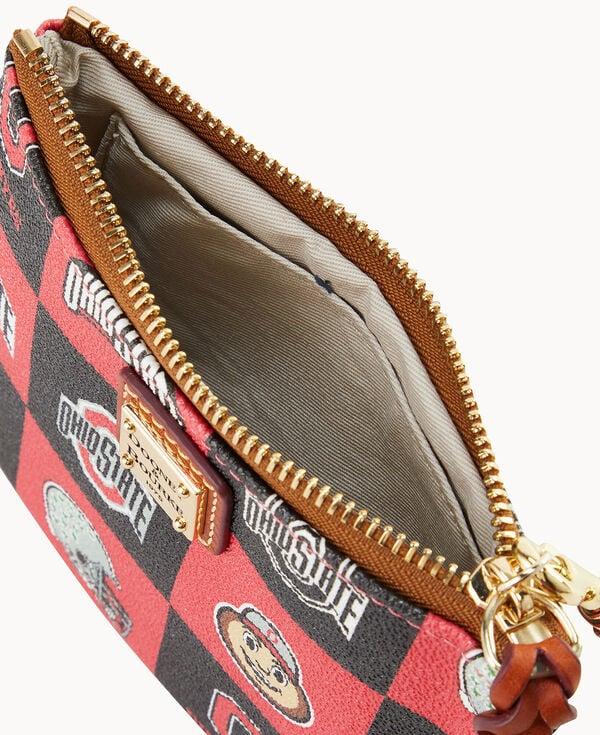 Dooney & Bourke Collegiate Ohio State University Stadium Wristlet Red