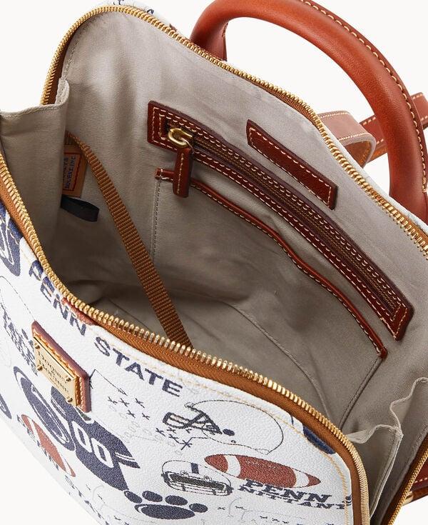 Dooney & Bourke Collegiate Penn State University Zip Pod Backpack White Multi
