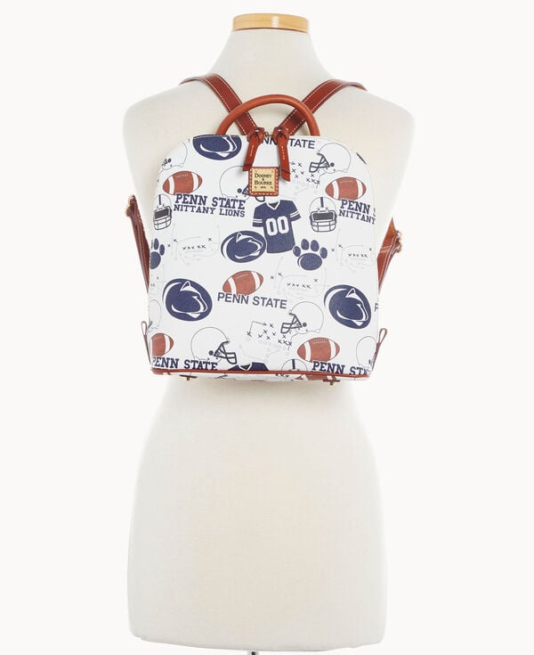 Dooney & Bourke Collegiate Penn State University Zip Pod Backpack White Multi