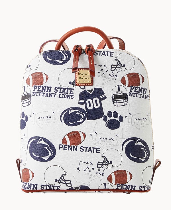 dooney & bourke Collegiate Penn State University Zip Pod Backpack White Multi