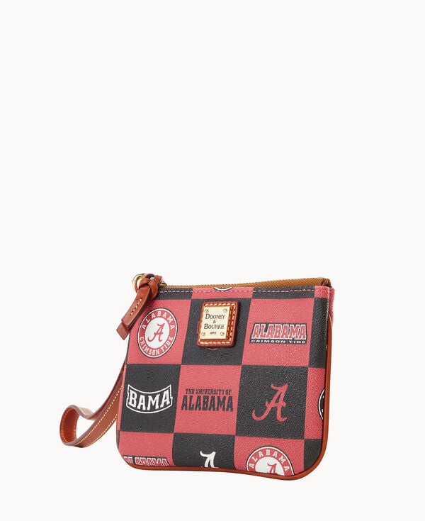 Dooney & Bourke Collegiate University Of Alabama Stadium Wristlet Red