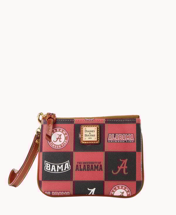 dooney & bourke Collegiate University of Alabama Stadium Wristlet Red
