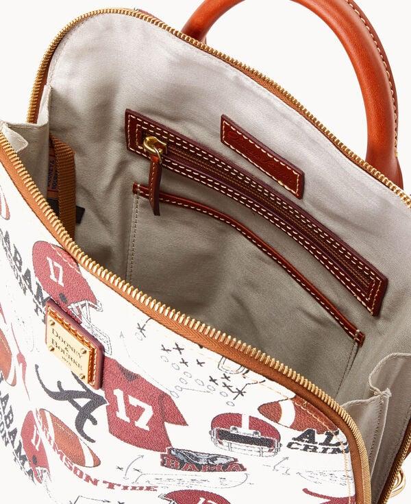 Dooney & Bourke Collegiate University Of Alabama Zip Pod Backpack White Multi