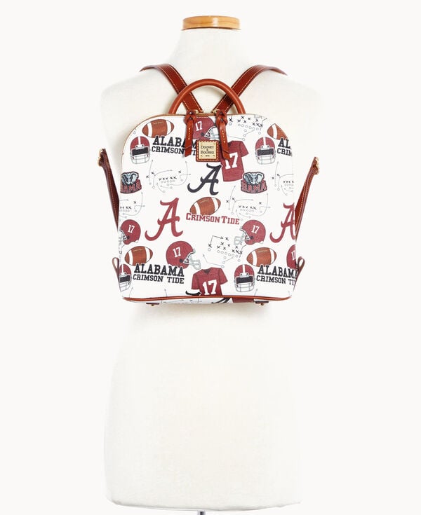 Dooney & Bourke Collegiate University Of Alabama Zip Pod Backpack White Multi
