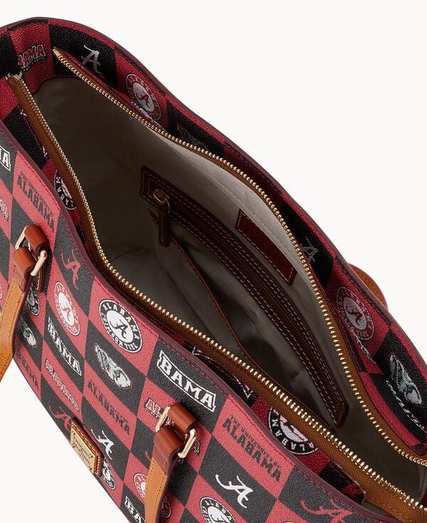 Dooney & Bourke Collegiate University Of Alabama Zip Tote Red
