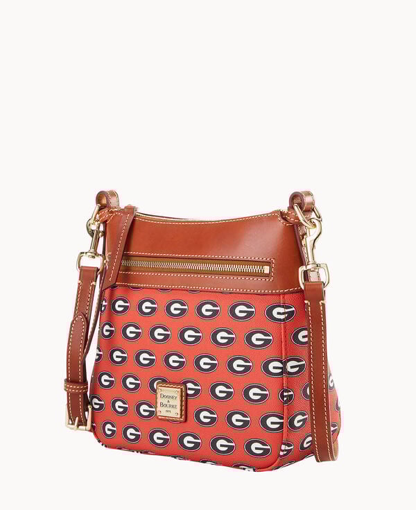Dooney & Bourke Collegiate University Of Georgia Crossbody 25 Red