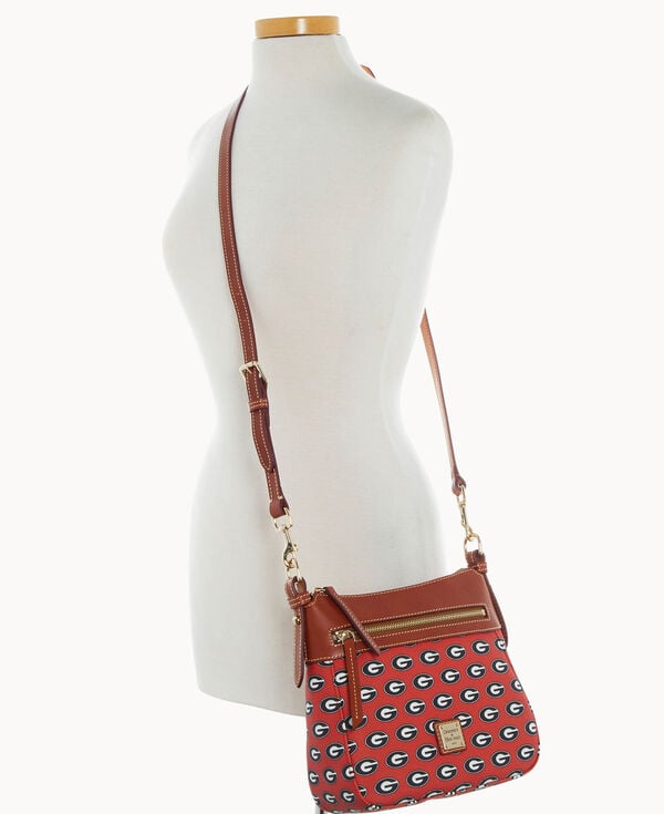 Dooney & Bourke Collegiate University Of Georgia Crossbody 25 Red