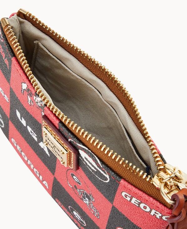 Dooney & Bourke Collegiate University Of Georgia Stadium Wristlet Red