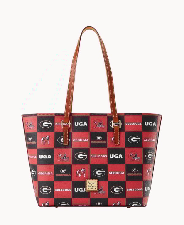 dooney & bourke Collegiate University of Georgia Zip Tote Red