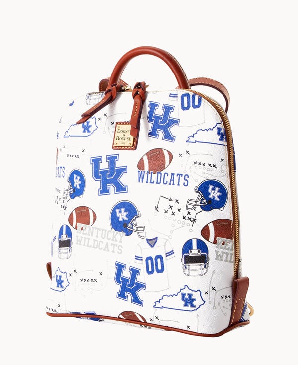 Dooney & Bourke Collegiate University Of Kentucky Zip Pod Backpack White Multi