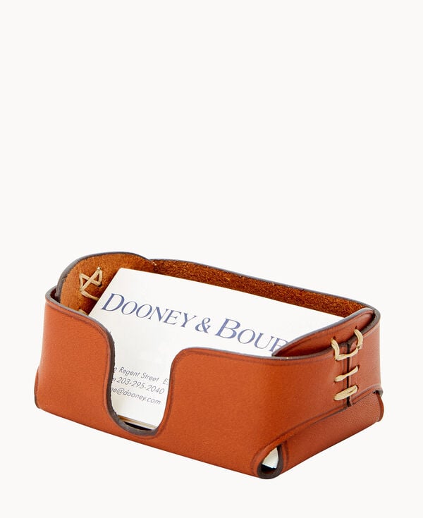 Dooney & Bourke Alto Business Card Holder Saddle