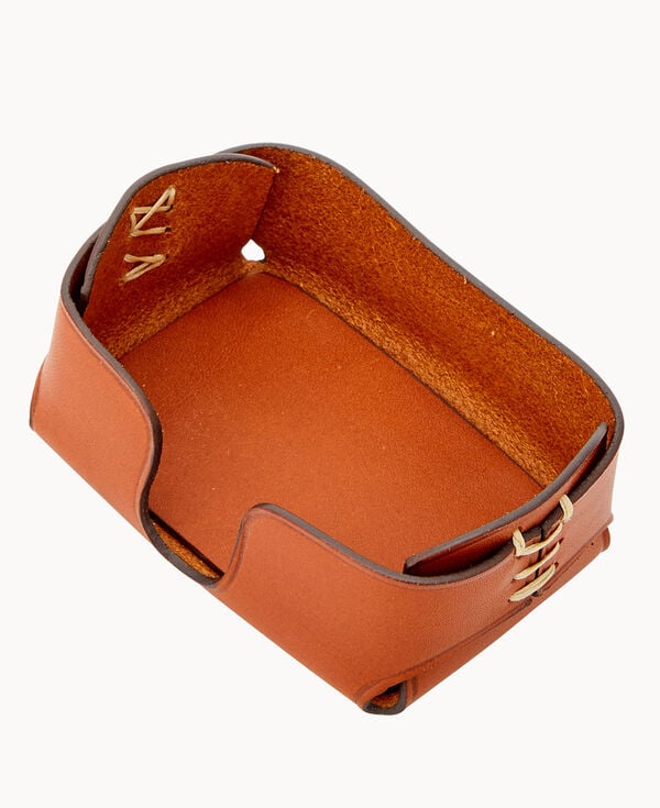 Dooney & Bourke Alto Business Card Holder Saddle