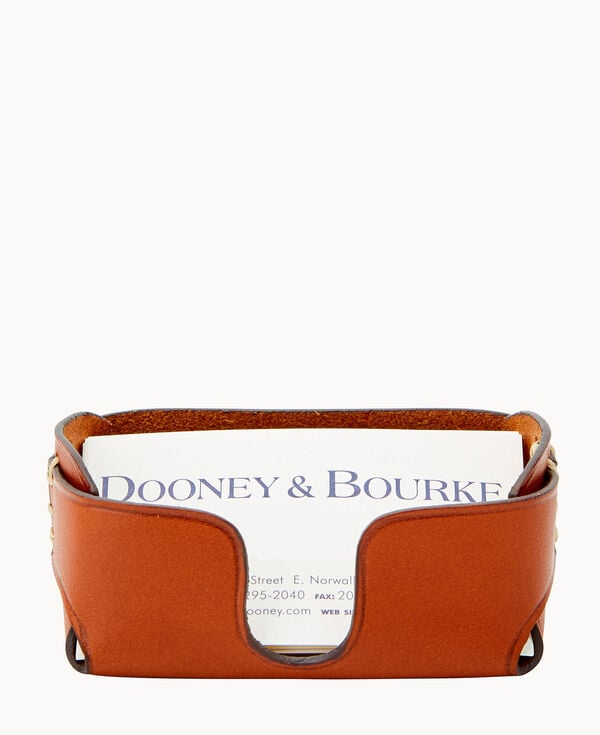 dooney & bourke Alto Business Card Holder Saddle