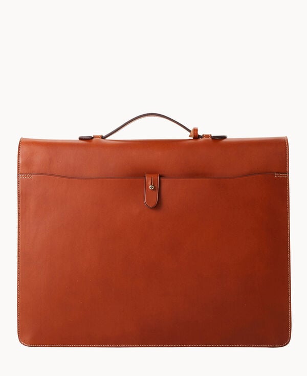 Dooney & Bourke Alto Small Gusset Briefcase Saddle