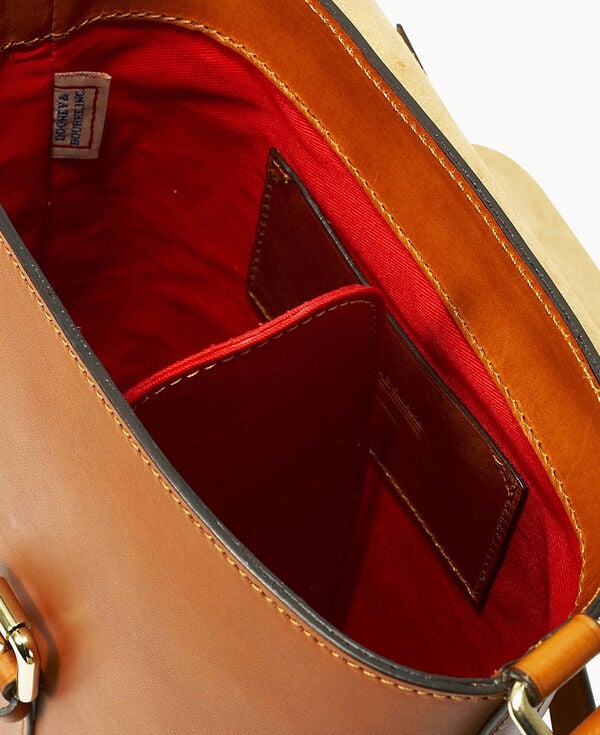Dooney & Bourke Alto Wine Bottle Picnic Tote Saddle