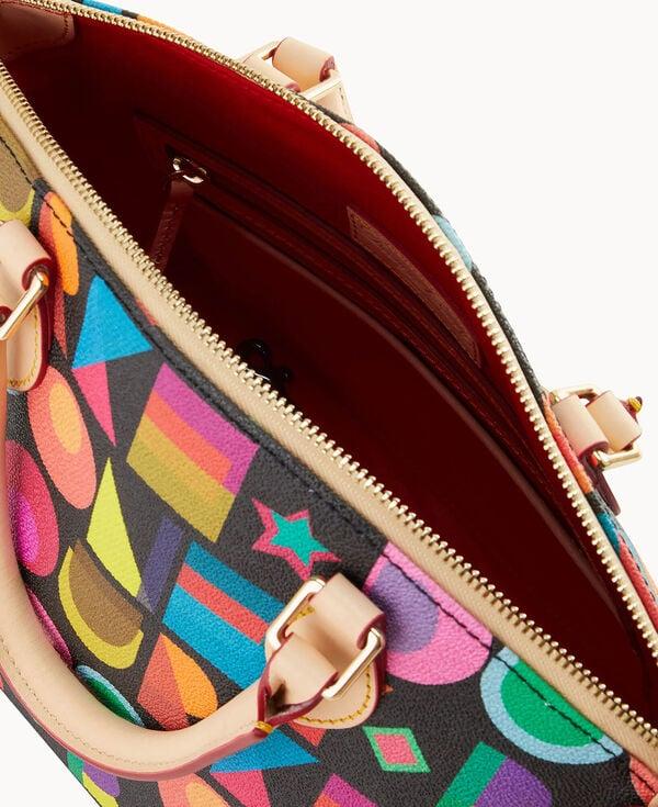 Dooney & Bourke Art Deco Geena Satchel Black