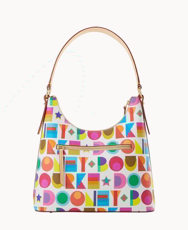 Dooney & Bourke Art Deco Hobo White