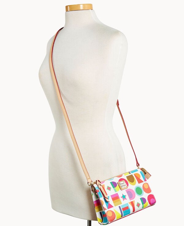 Dooney & Bourke Art Deco Janine Crossbody White
