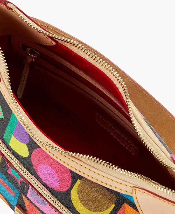 Dooney & Bourke Art Deco Small Hobo Black