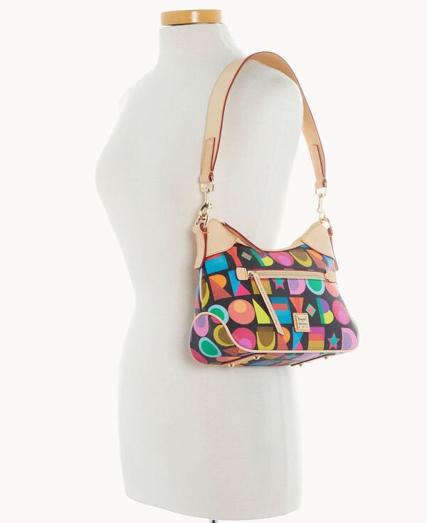 Dooney & Bourke Art Deco Small Hobo Black