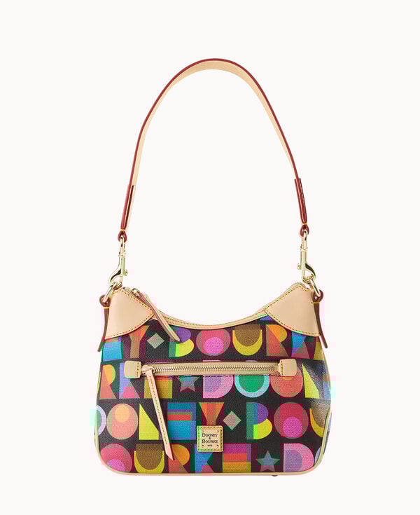 dooney & bourke Art Deco Small Hobo Black