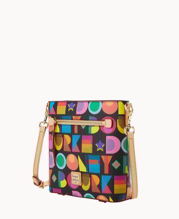 Dooney & Bourke Art Deco Zip Crossbody Black